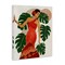 Stupell Industries Fashionable Woman with Leaves Canvas Wall Art Design by Janet Tava